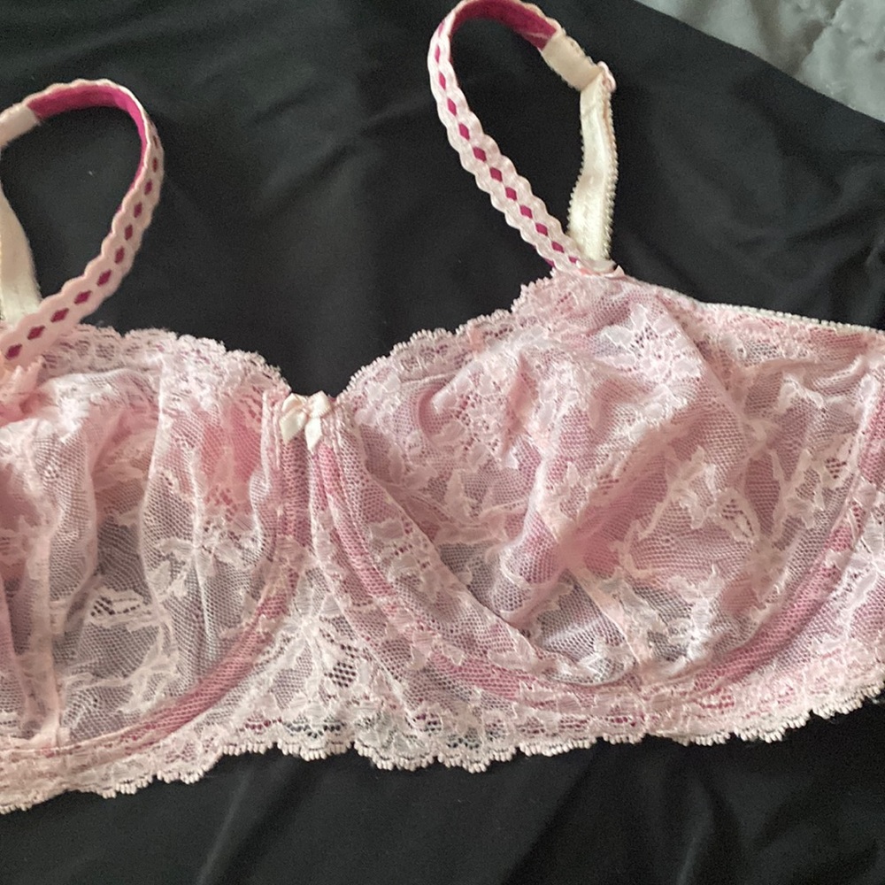 Felina 40DDD underwire sexy pink bra